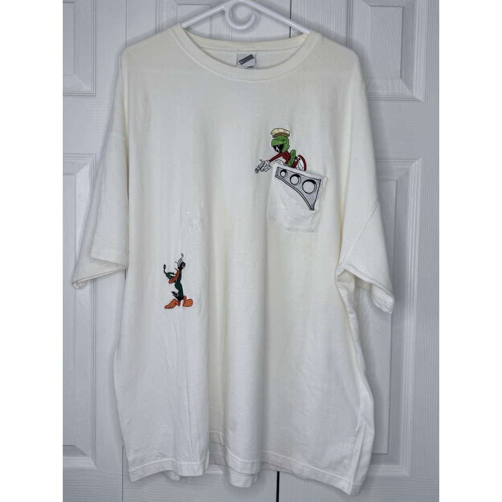 Marvin the martian/daffy Duck tshirt size XXL 90's‎ Looney Tunes